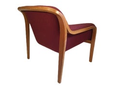 Pair of Oak Lounge Chairs by Bill Stephens for Knoll