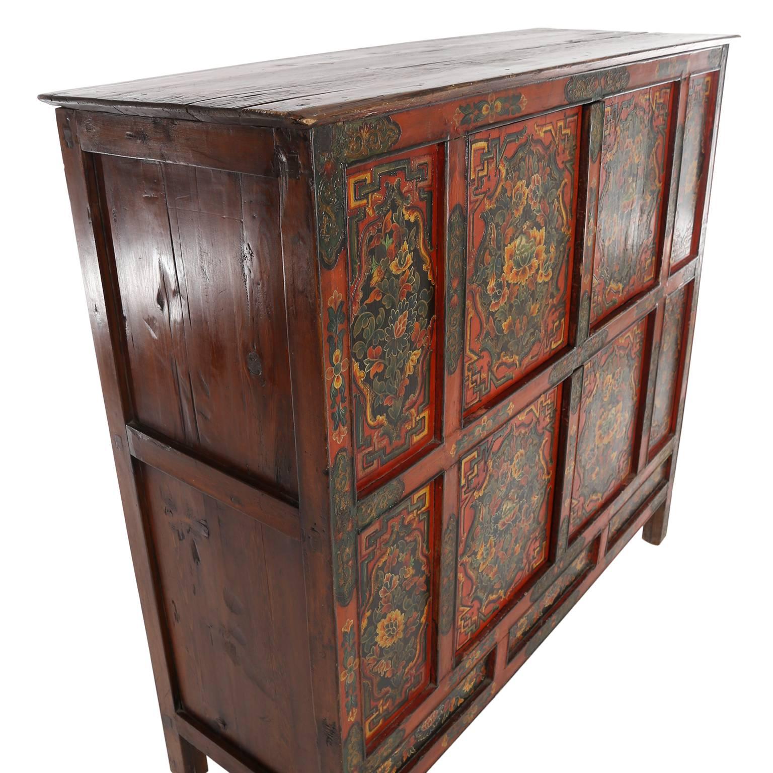tibetan altar cabinet