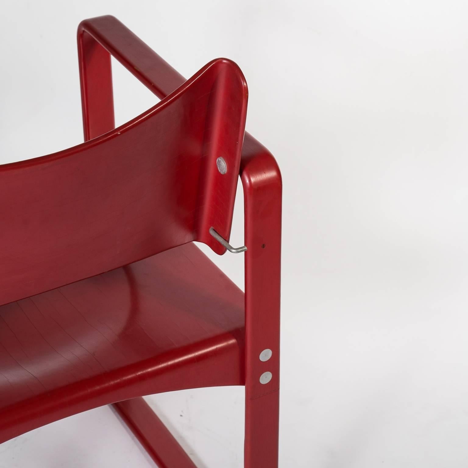 Red Verner Panton No. 271 Dining Chair for Thonet, Germany, circa 1970 For Sale 1