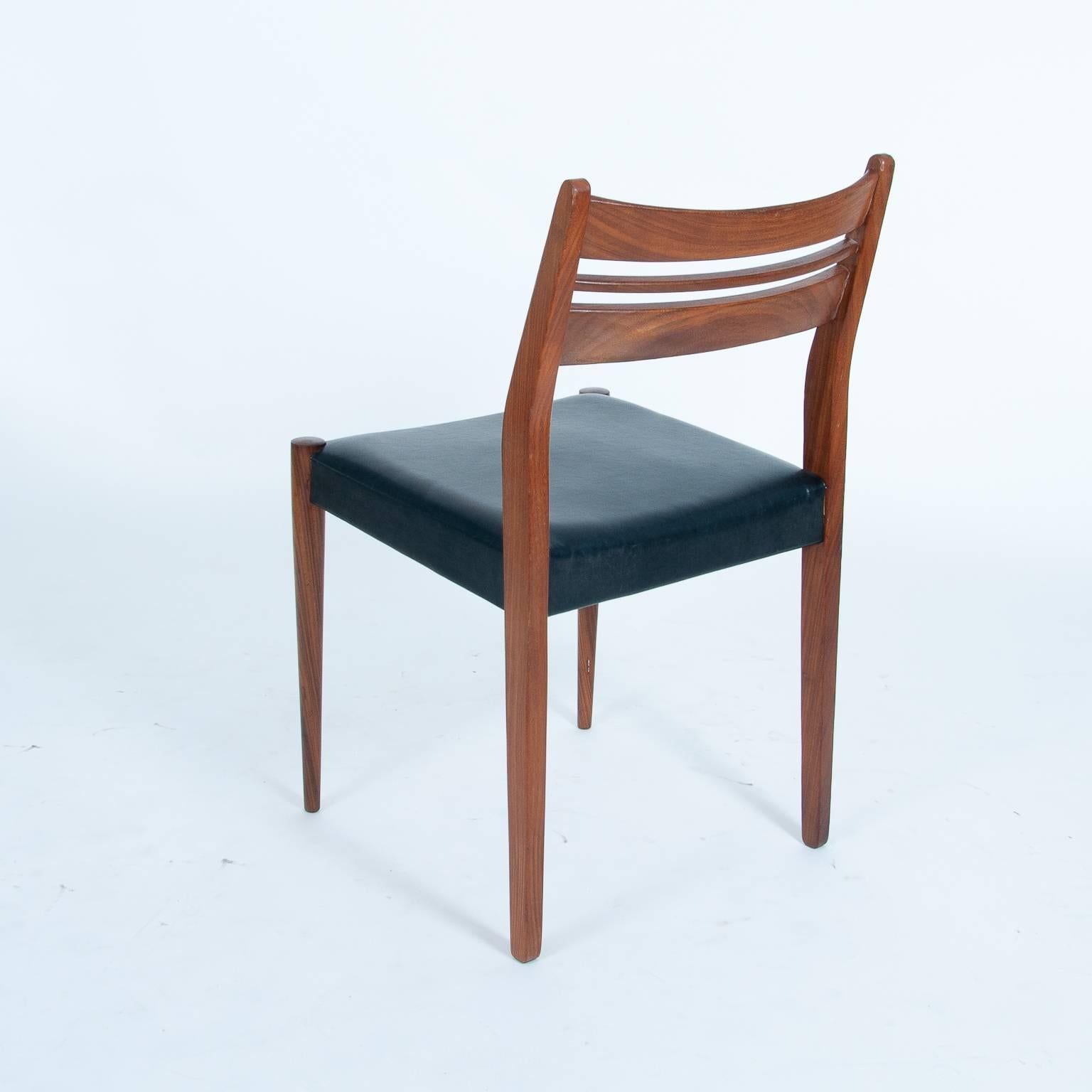 Mid-20th Century Set of Four Mid-Century Danish Design Dining Chairs by Arne Vodder, Denmark For Sale