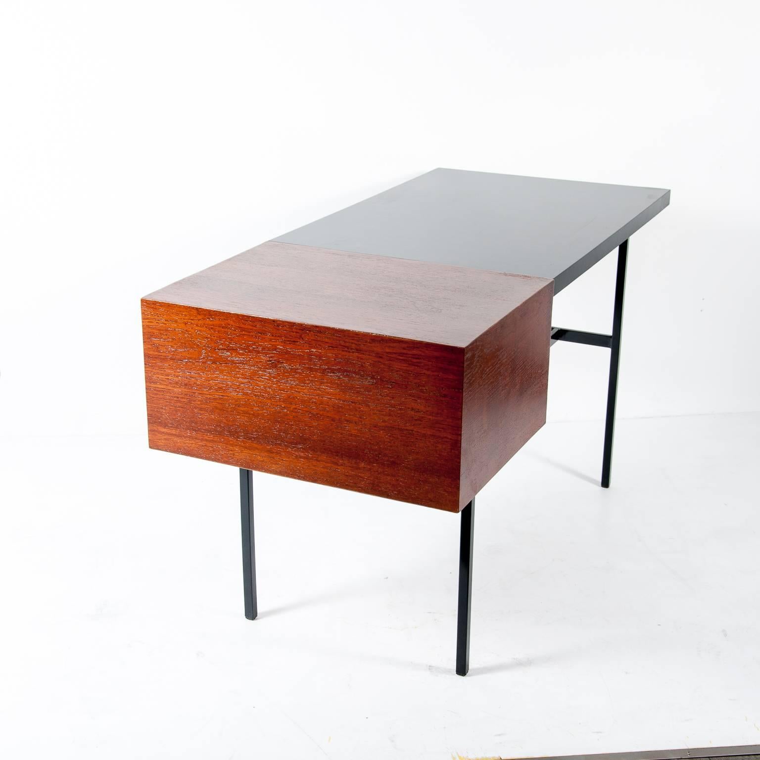 20th Century Mid-Century Bauhaus Writing Desk by Thonet and Designed by Pierre Paulin For Sale