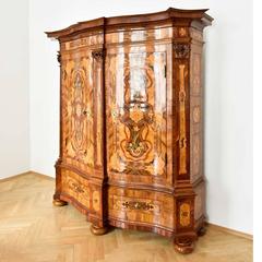Original Austrian Baroque Cabinet Mid-18th Century Maria Theresien Cabinet