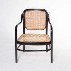Early Pair of Thonet Adolf Schneck A61F Bentwood Low Chairs, Austria, 1925