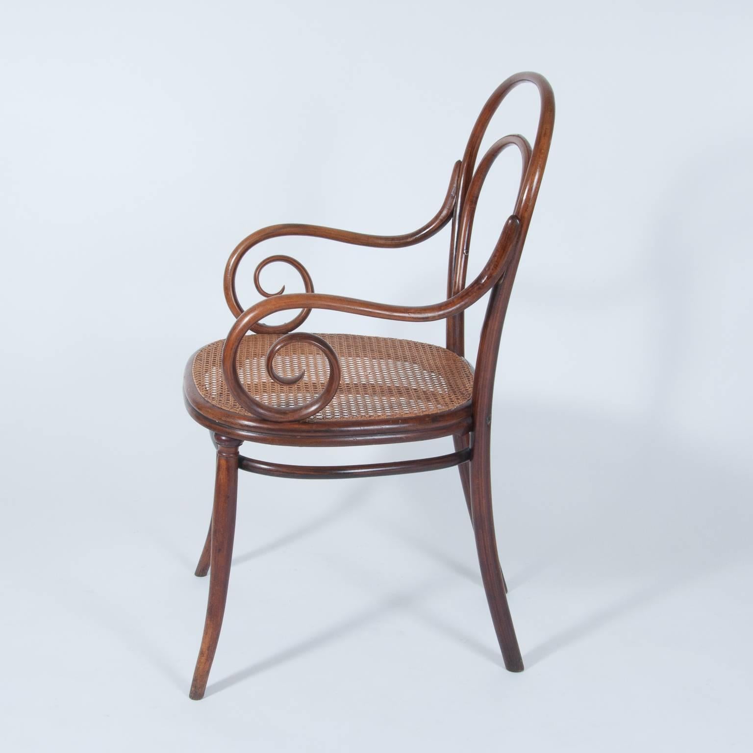 Thonet No. 11 Bentwood Armchair or Dining Chair (Jugendstil) im Angebot