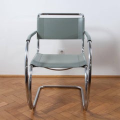 Thonet S533 Cantilever Chair, Armchair, Lounge Chair Designed by L. Mies vd Rohe