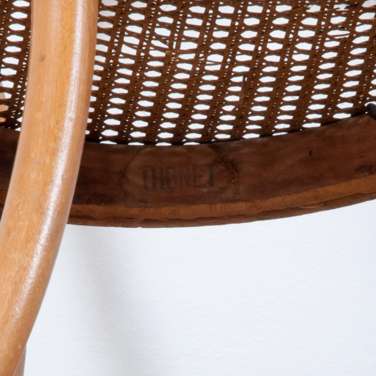 Thonet Children Chair No 1, a Miniature Bentwood Armchair In Excellent Condition For Sale In Vienna, AT