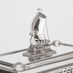 Arts and Crafts Silver Jewelry Box