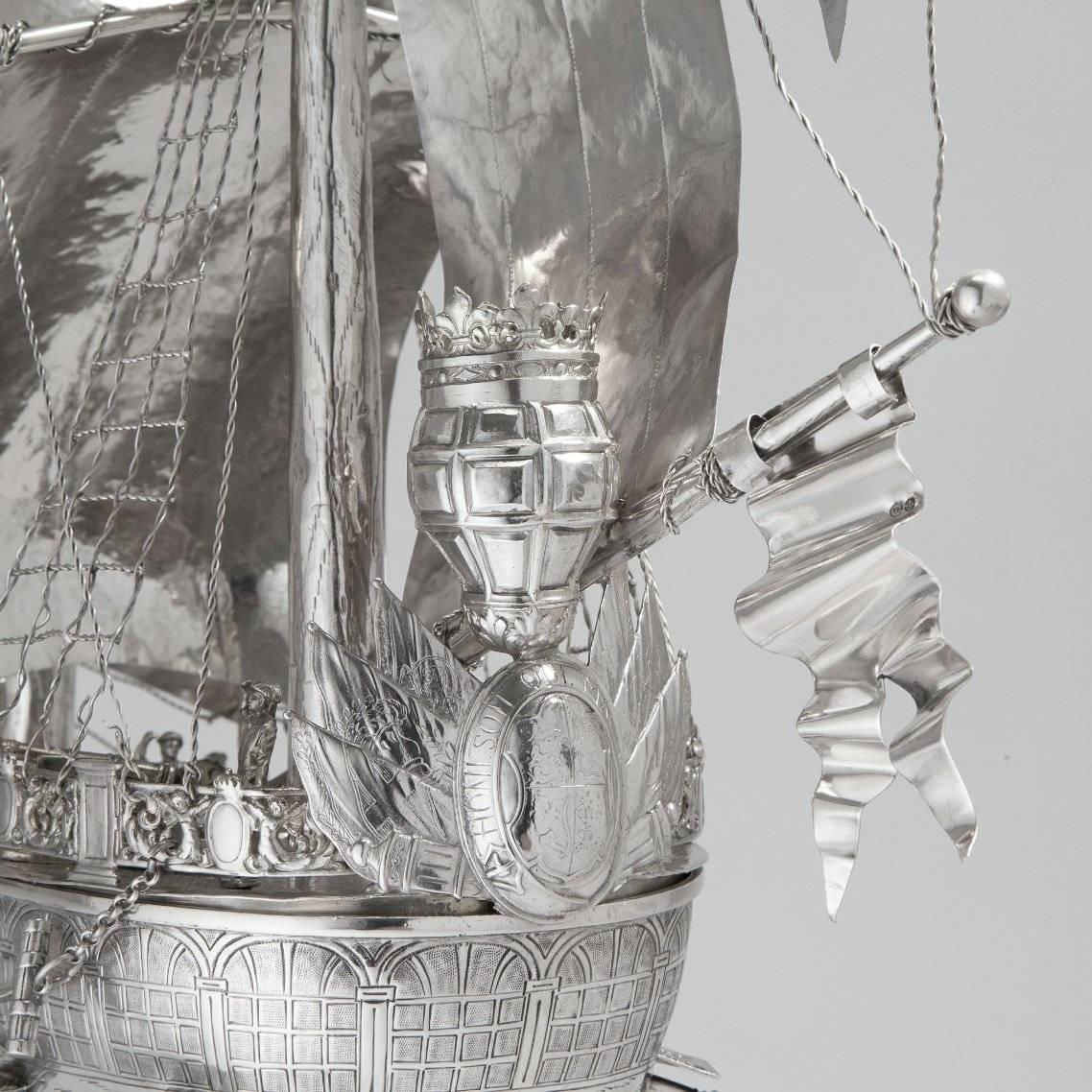 Edwardian German Silver Nef