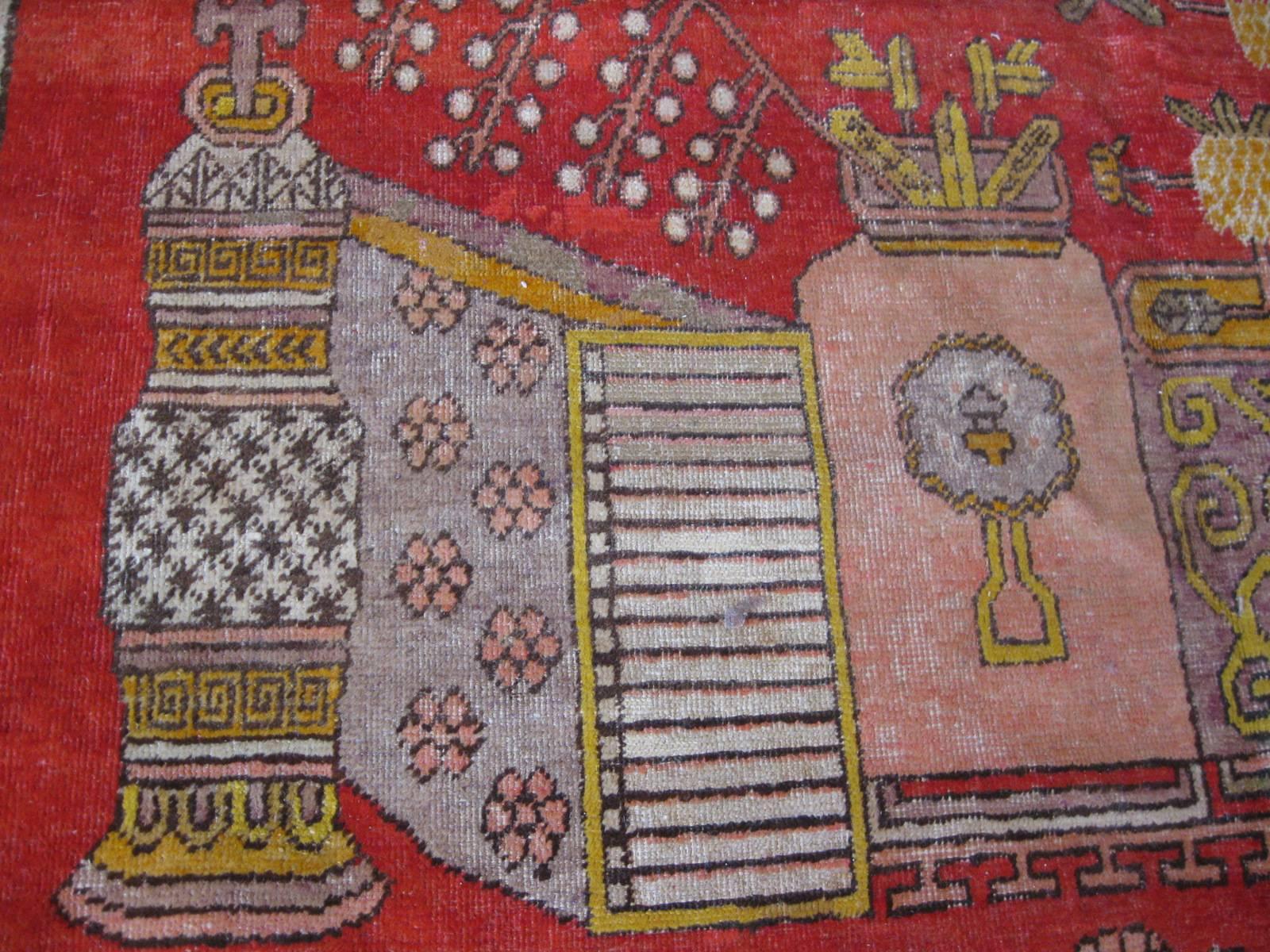 Antique Khotan Rug, circa 1890 For Sale 2