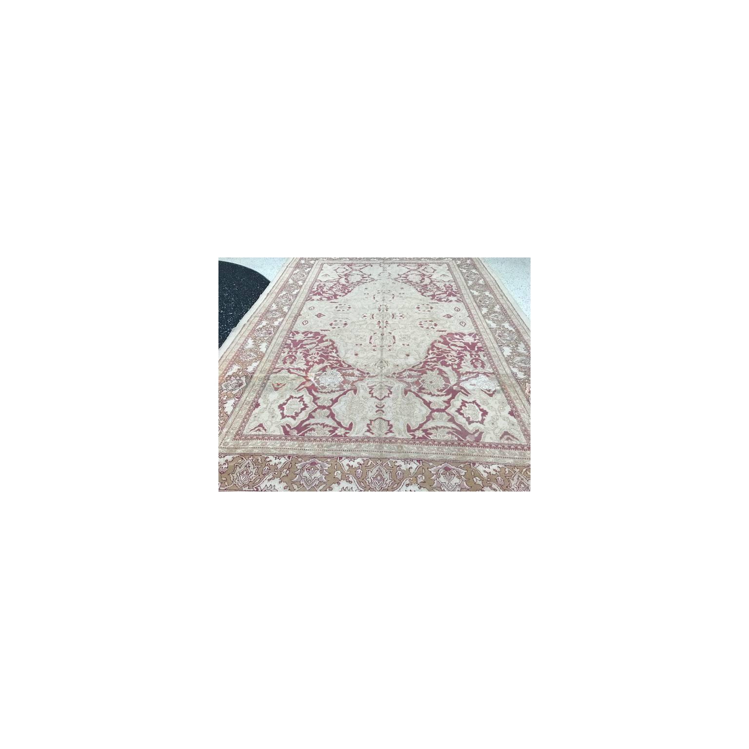 Indian Antique Indo Agra Rug For Sale