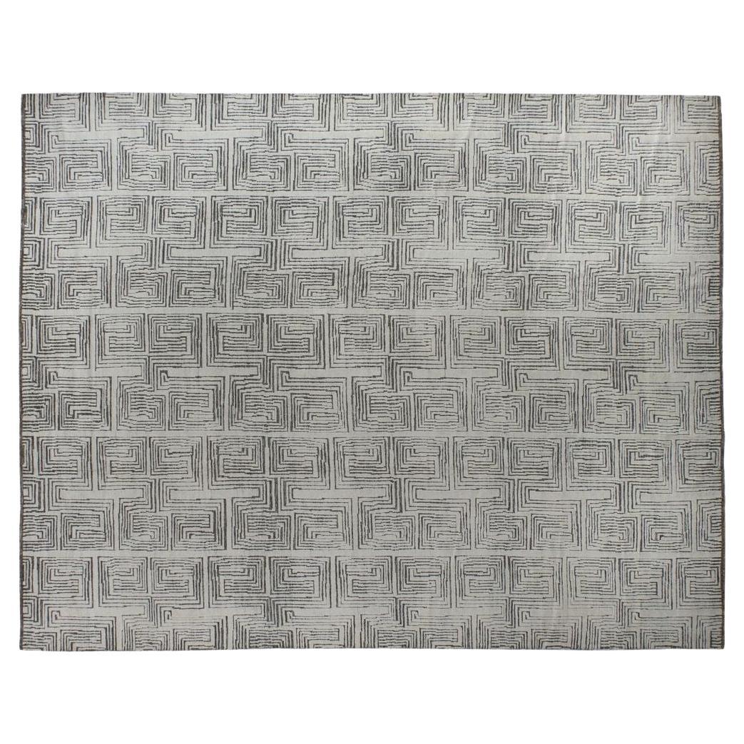 Tappeto Maze Design Avorio Carboncino in vendita