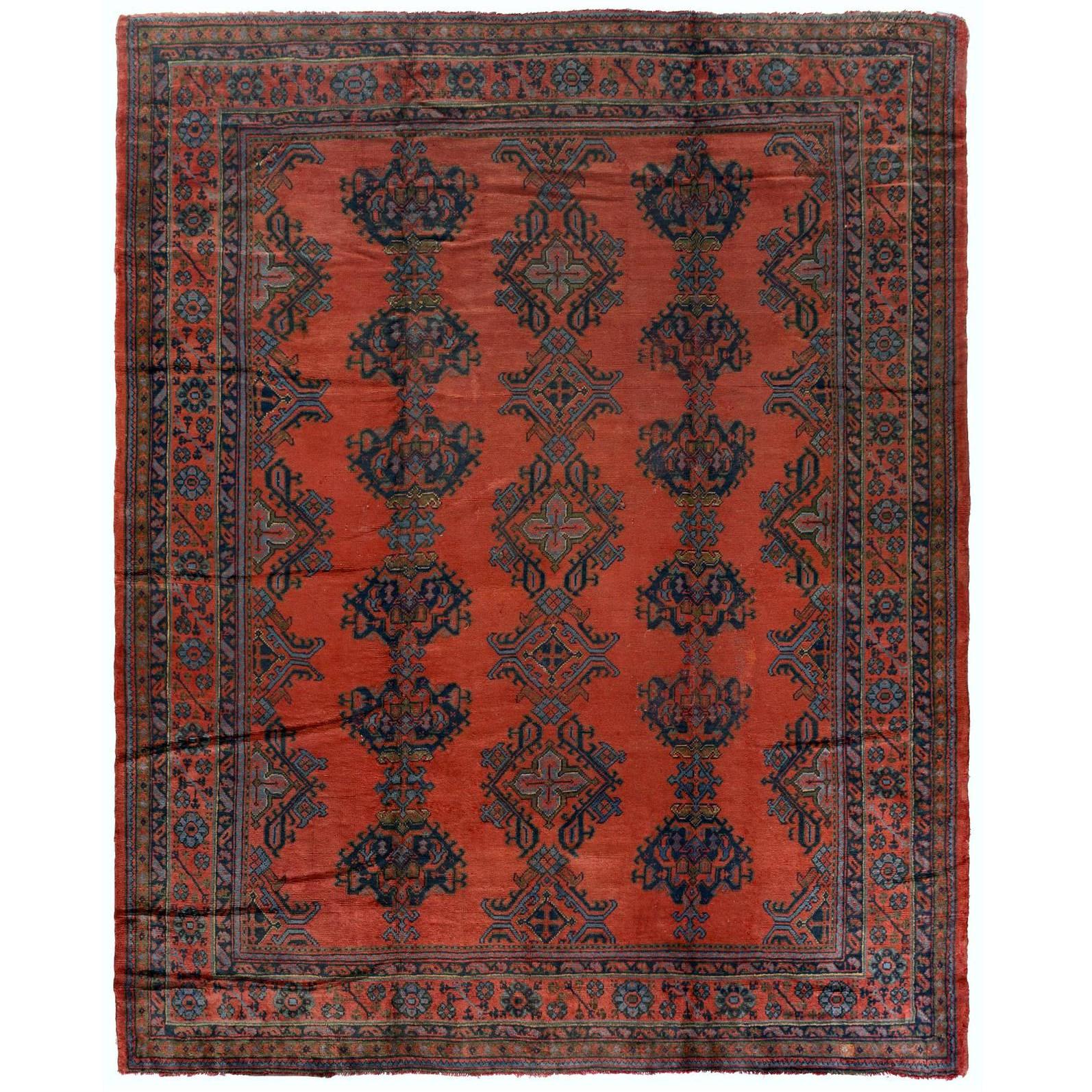 Antiker türkischer Oushak-Teppich