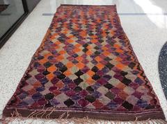 Purple Orange Moroccan Rug