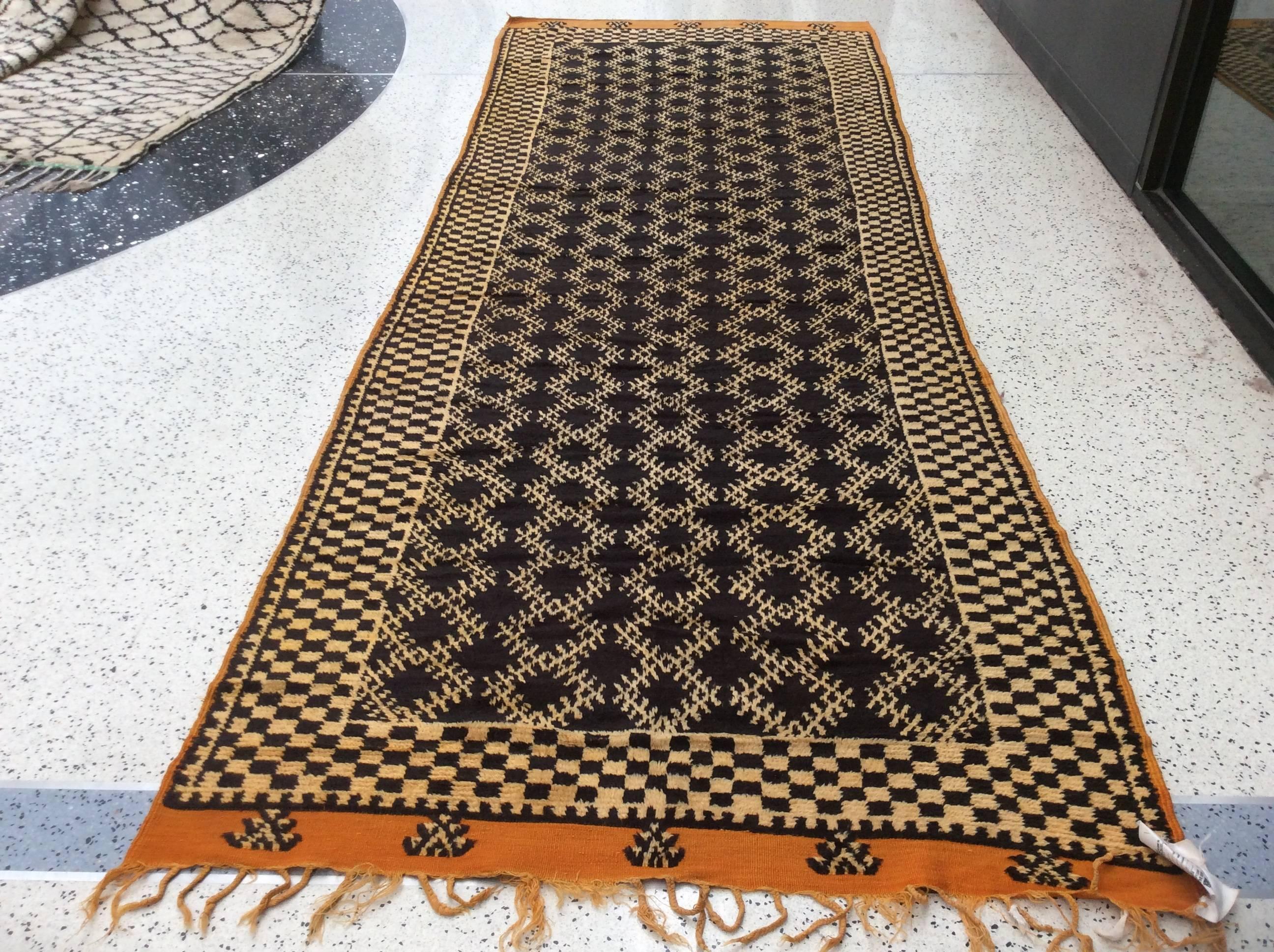Hand-Knotted Moroccan Runner