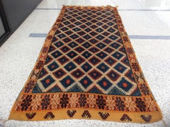 Navy Moroccan Runner