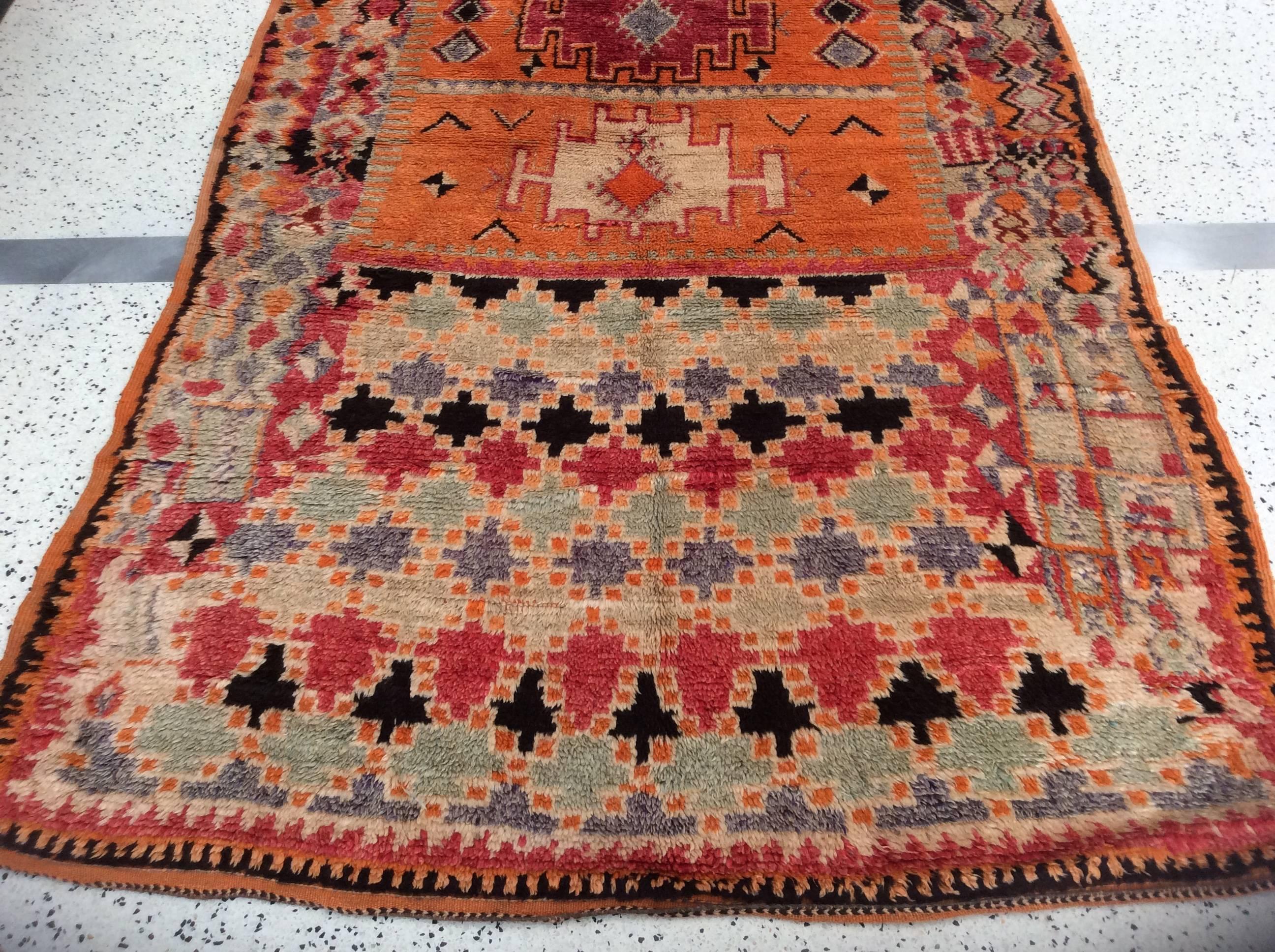 Marokkanischer Stammes-Teppich im Angebot 2
