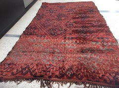 Alfombra tribal marroquí