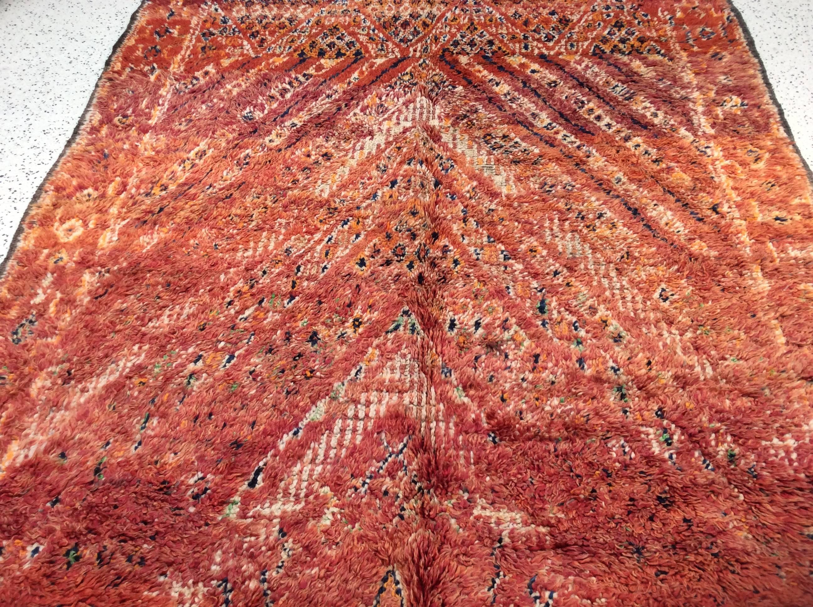 red moroccan rugs