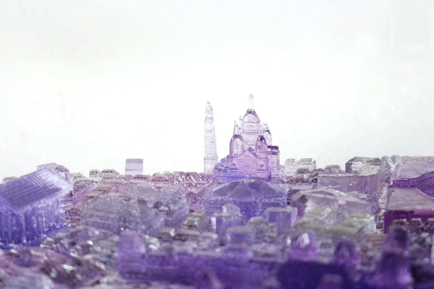 Great Coffee Table by G. Lagos, Blue Paris, from the "Cityscapes