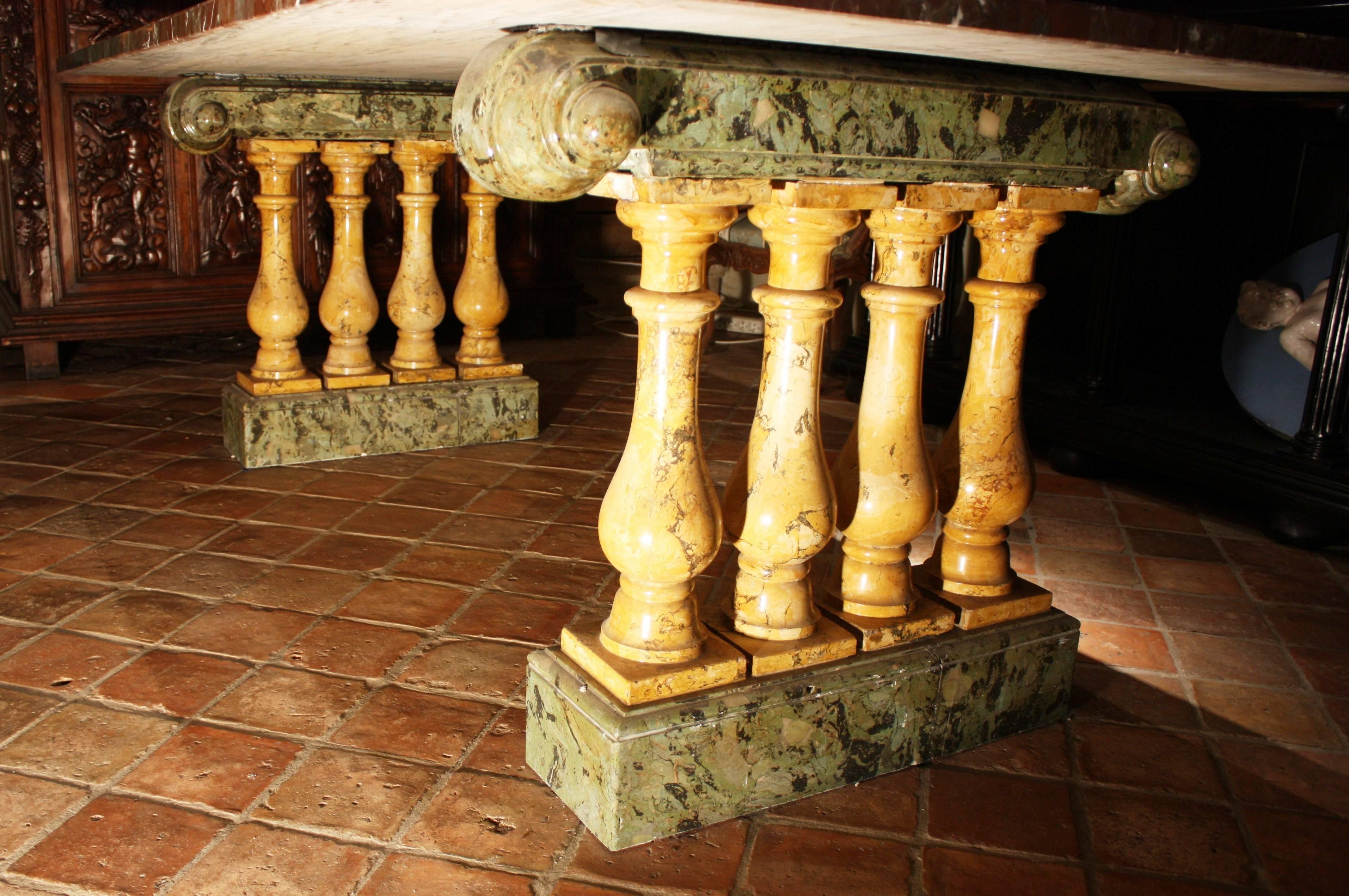 stone inlay table