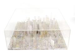 Transparent Resin Sculpture by Greek Artist G. Lagos. Manhattan, 2016