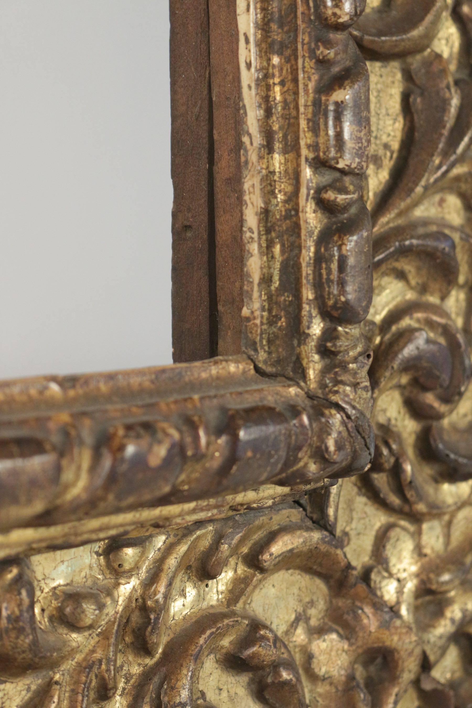Fabulous Italian Frame Mounted as Mirror, Northern Italy, Late 16th Century For Sale 2