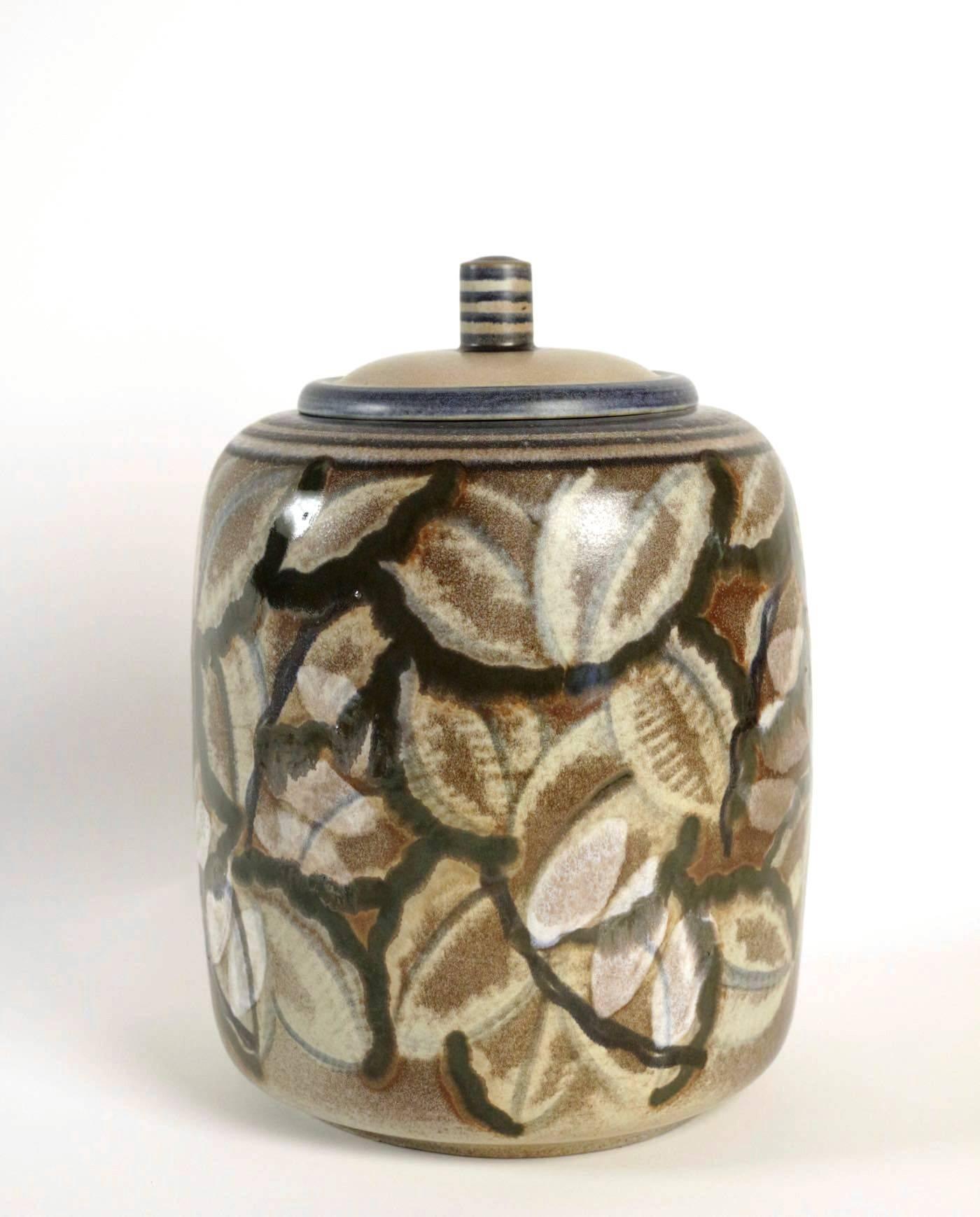 French Manufacture De Sèvres, Large Pot, Shape by Gensoli, Design by André Naudy, 1933 For Sale