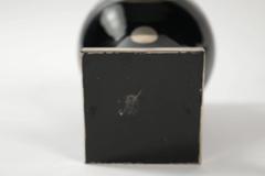 Beautiful Art Deco Period Vase, Black Opaline by Hem, 1930s