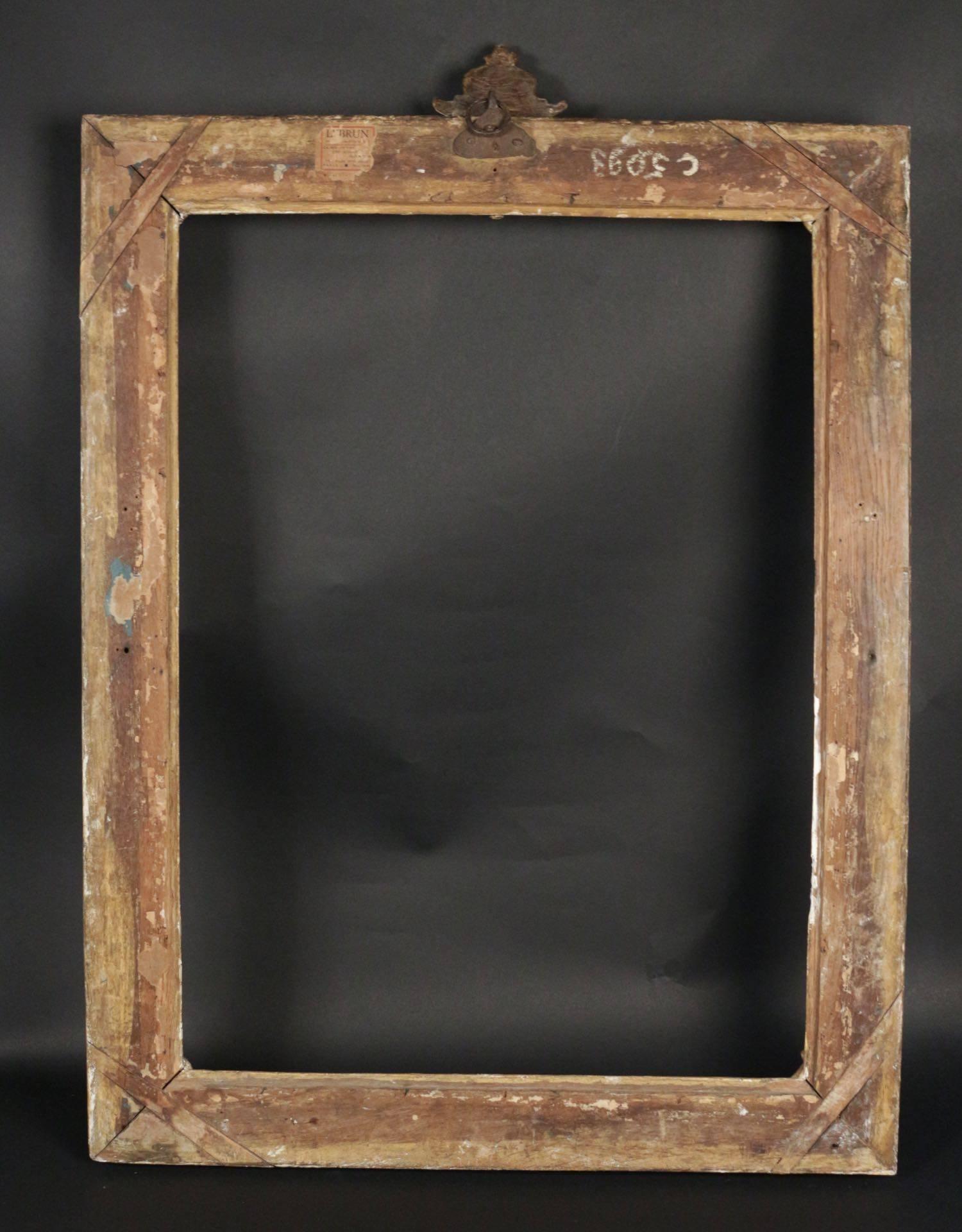 Exceptional Louis XV Period Royal Frame Mounted as Mirror, 18th Century In Good Condition In Saint-Ouen, FR