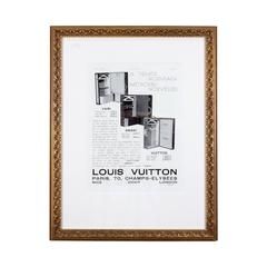 Original Vintage French Louis Vuitton Luggage Ad from the 1930's