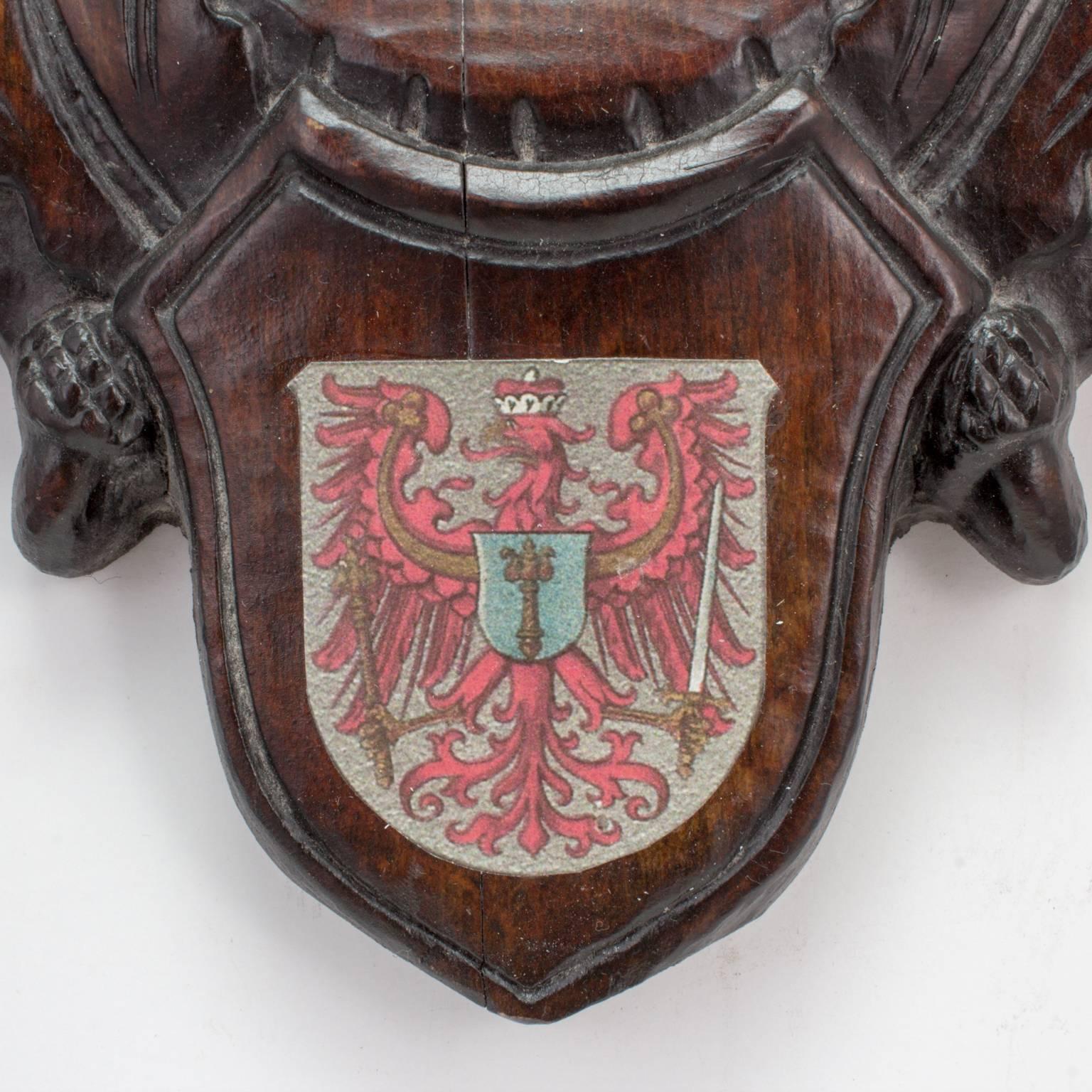 Bone 19th Century Habsburg Roe Deer Trophy from Eckartsau Castle, Austria