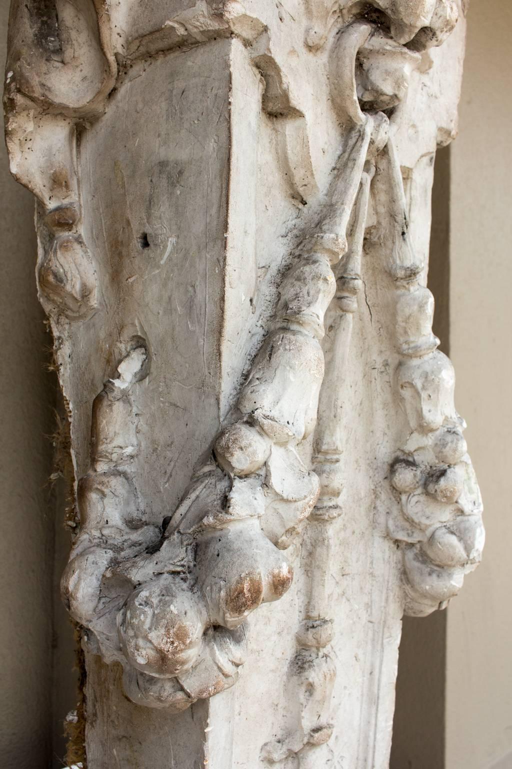 Large 19th Century Belgian Plaster 