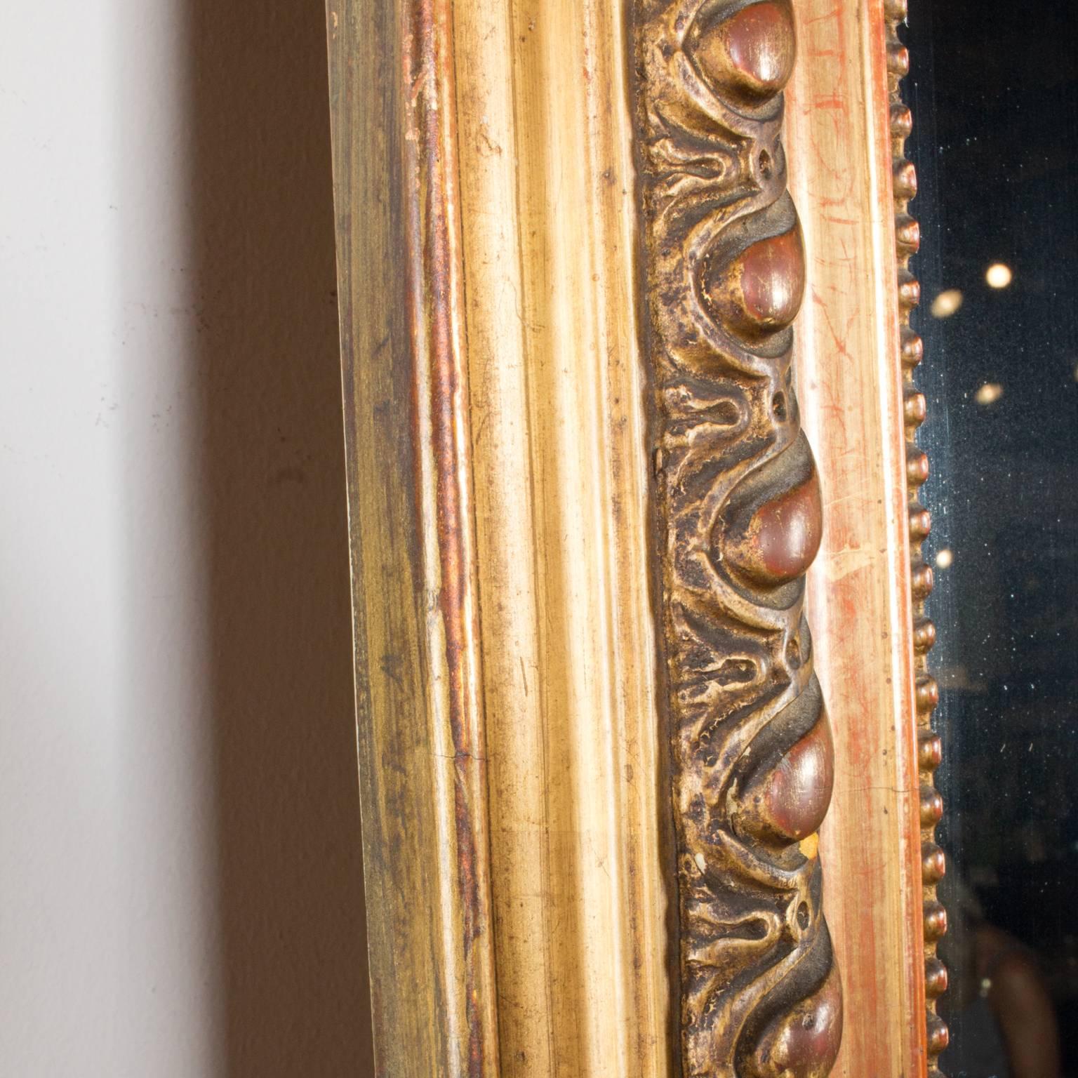 Antique French Gilt Mirror Dating to 19th Century 5