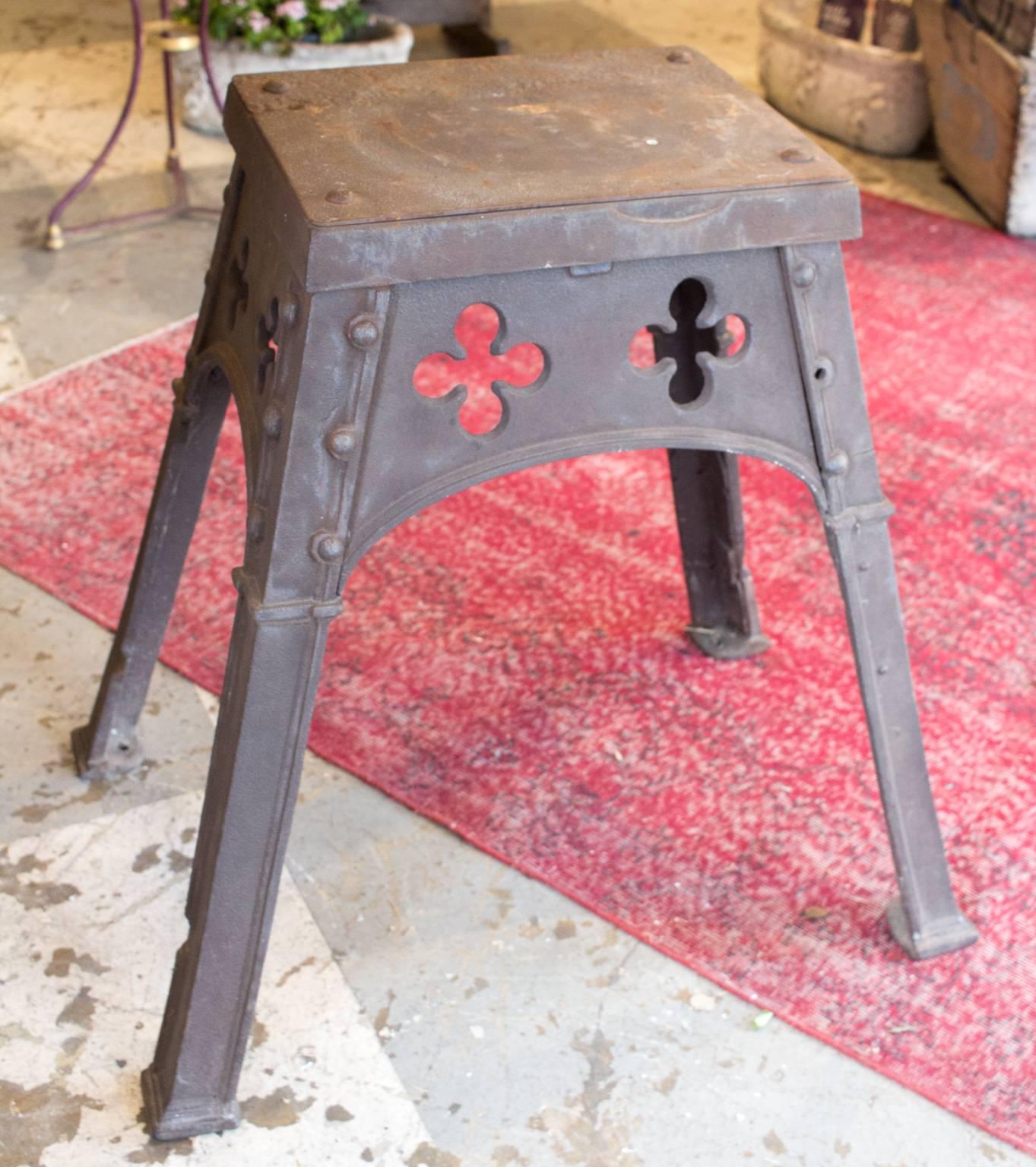 18th Century Antique French Gothic Iron Table from the Late 19th Century