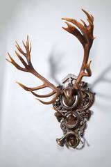 19th Century Red Stag Trophy from 1892 Eulenburg Hunt of Kaiser Wilhelm II
