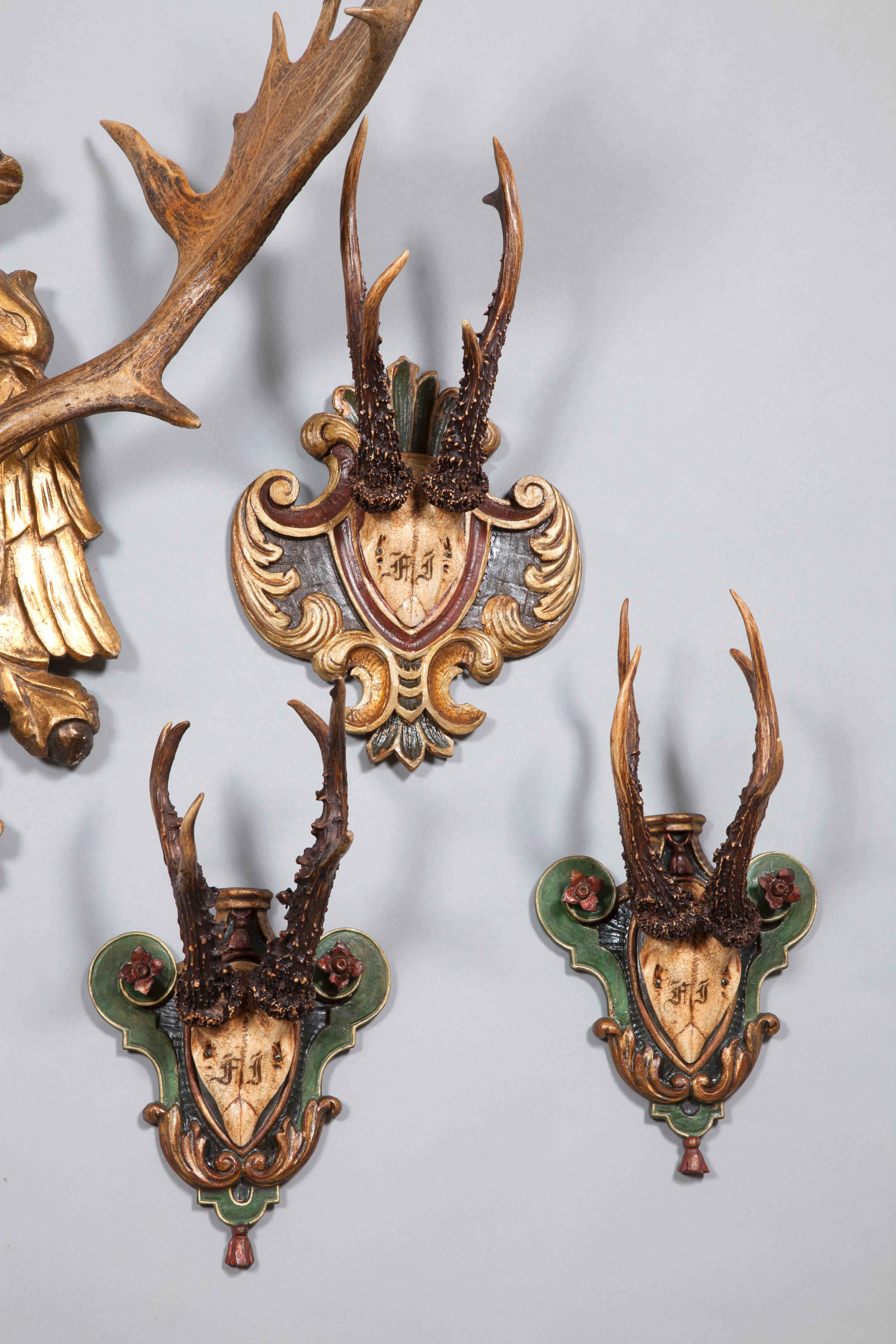 Historic Collection of Hunting Trophies In Good Condition In Houston, TX