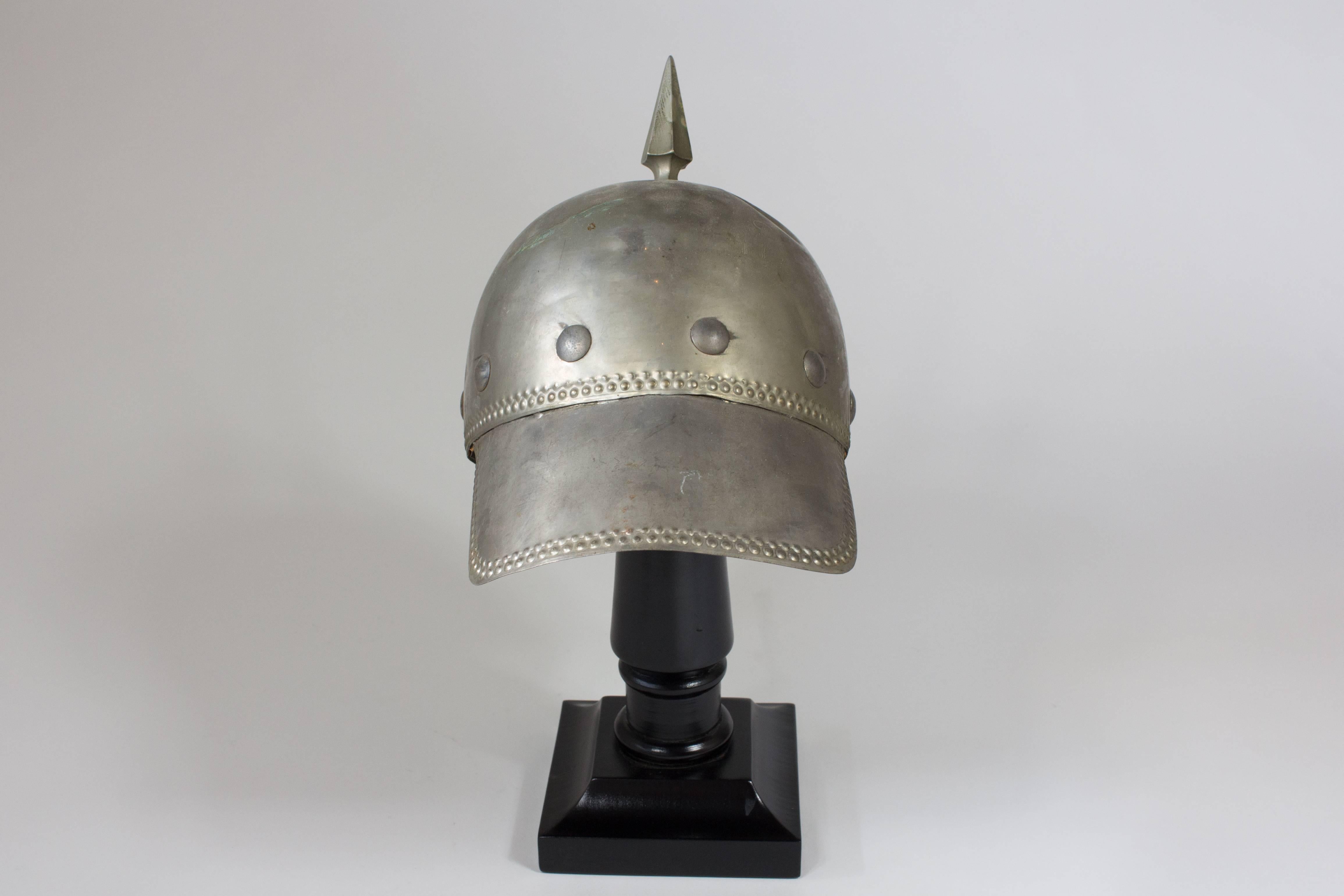 Late 19th Century Spiked Odd Fellows Helmet In Good Condition In Houston, TX