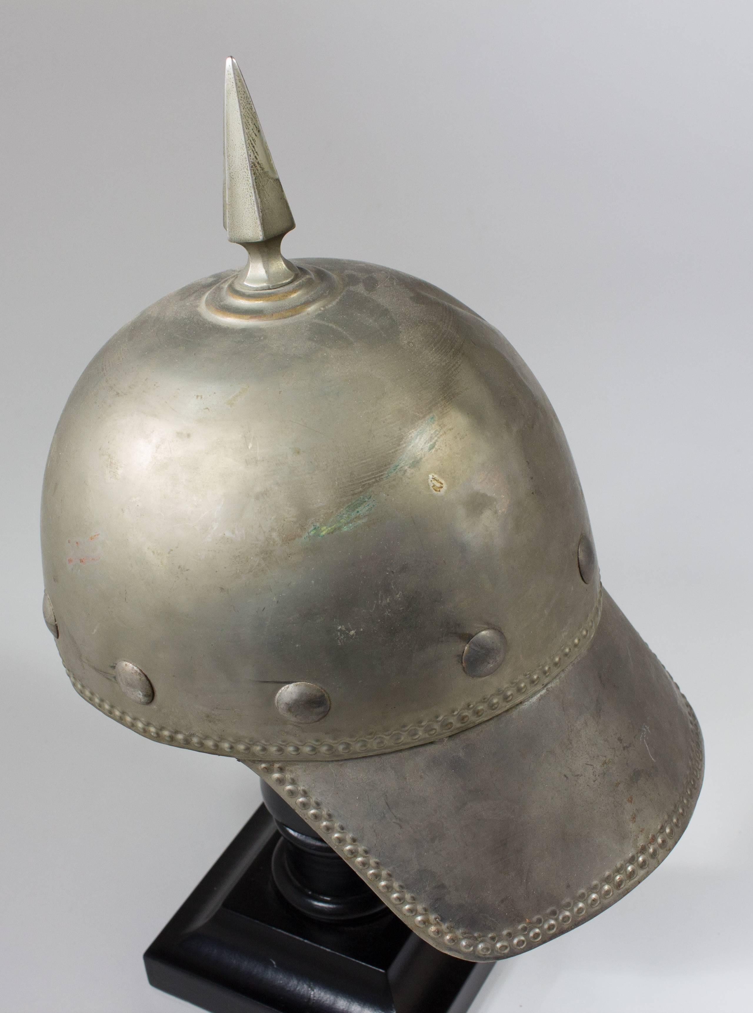 English Late 19th Century Spiked Odd Fellows Helmet