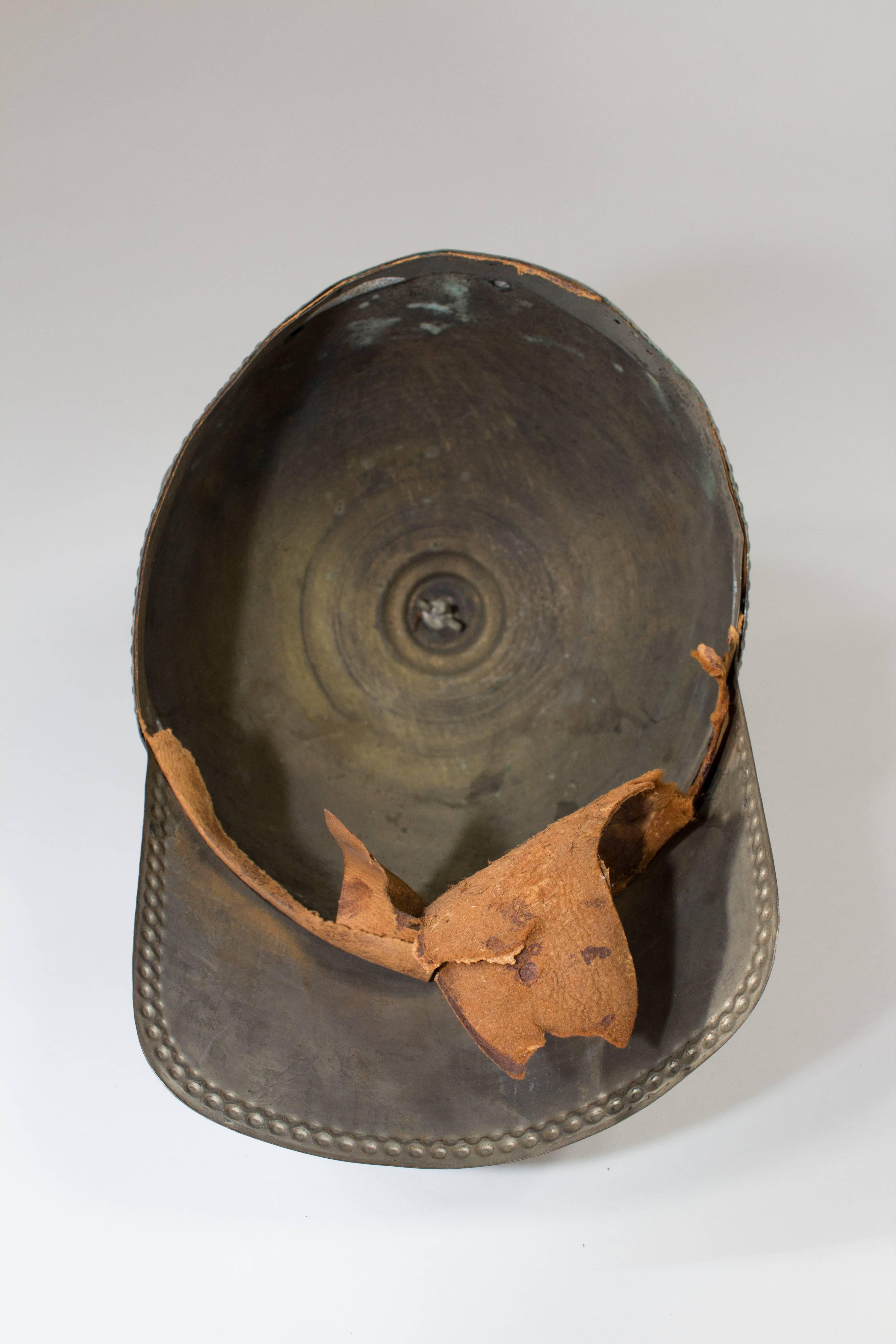 Late 19th Century Spiked Odd Fellows Helmet 2