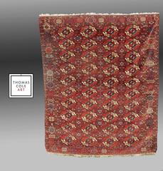 Antique Tekke Turkmen Carpet, Central Asia, Mid-19th Century