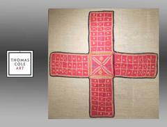 Semi-Antique Embroidery "Game Board, " Rajasthan India