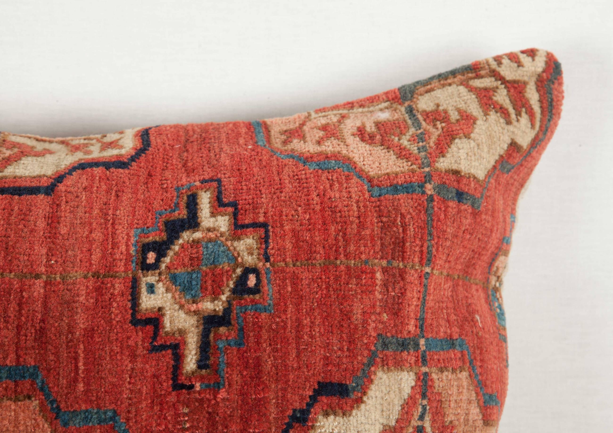 19th Century Antique Pillow, Ersari Tribe Turkmen Rug Frag For Sale