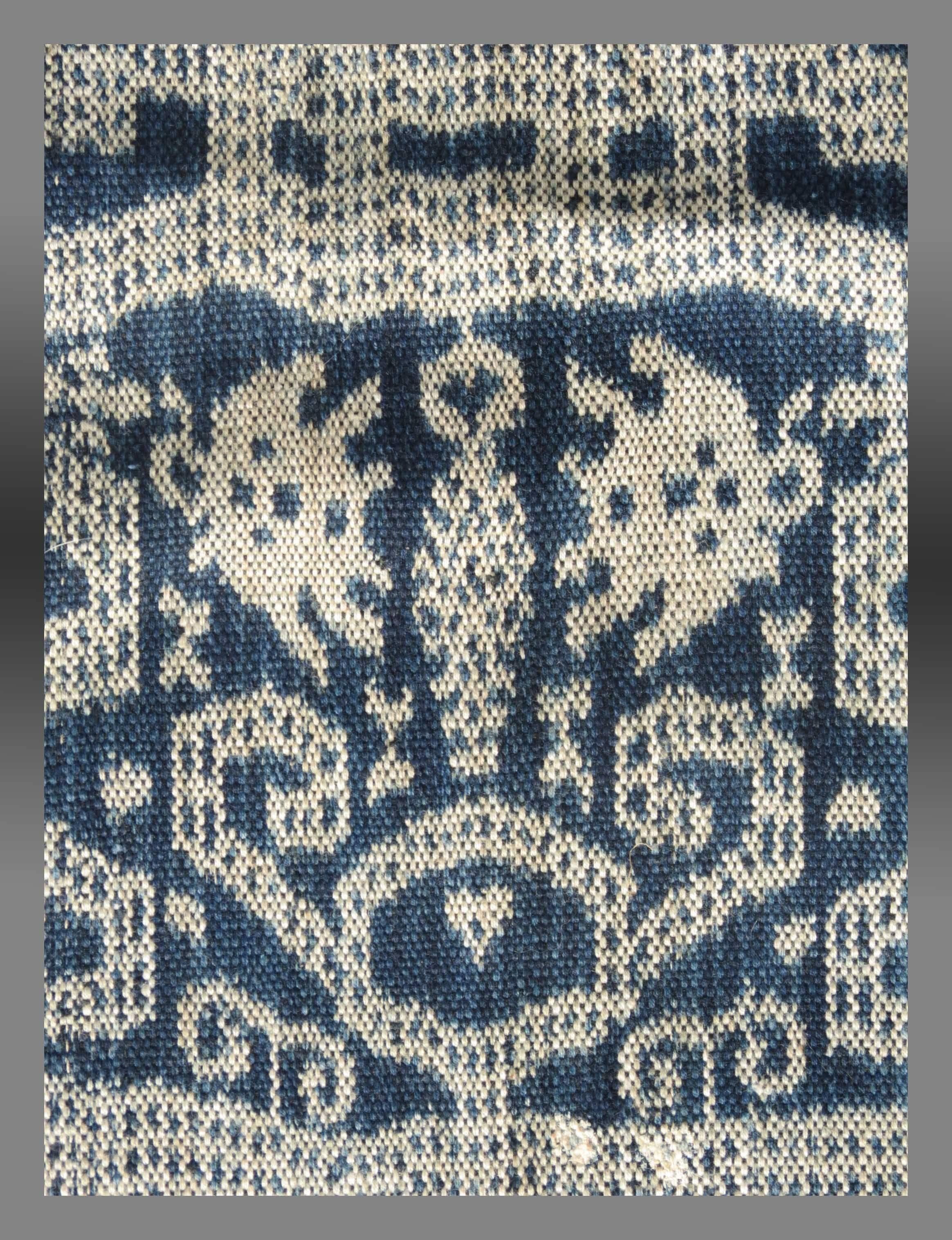 West Timor Tribal Cotton Ikat Textile, Decorative/Unusual, 1960s-1970s In Excellent Condition In By Appointment Only, CA