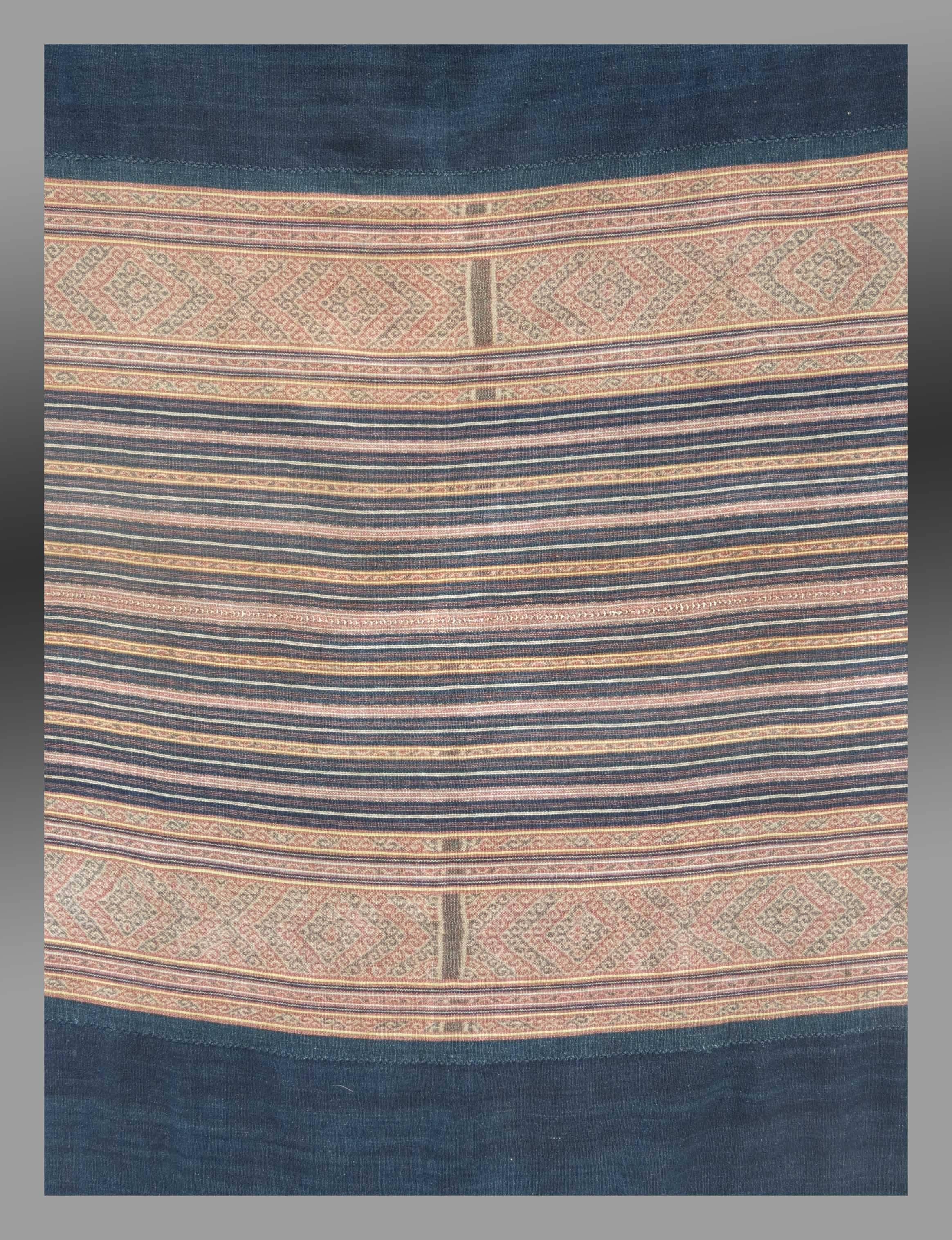 Timorese West Timor Tribal Cotton Ikat Textile, Fine Weave, 1950s