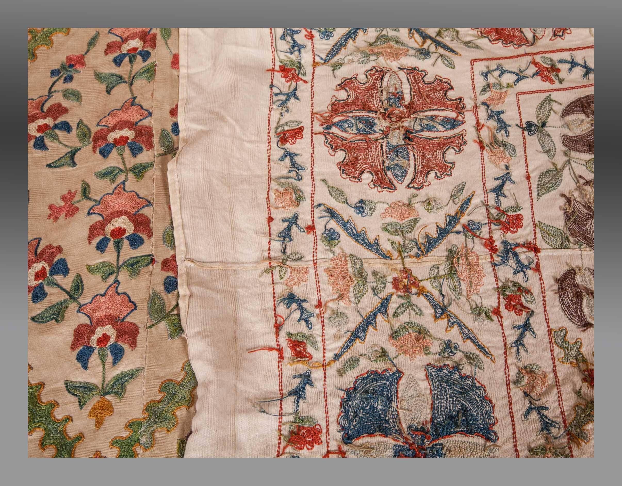 Contemporary Uzbek Silk Embroidery, Central Asia For Sale 3