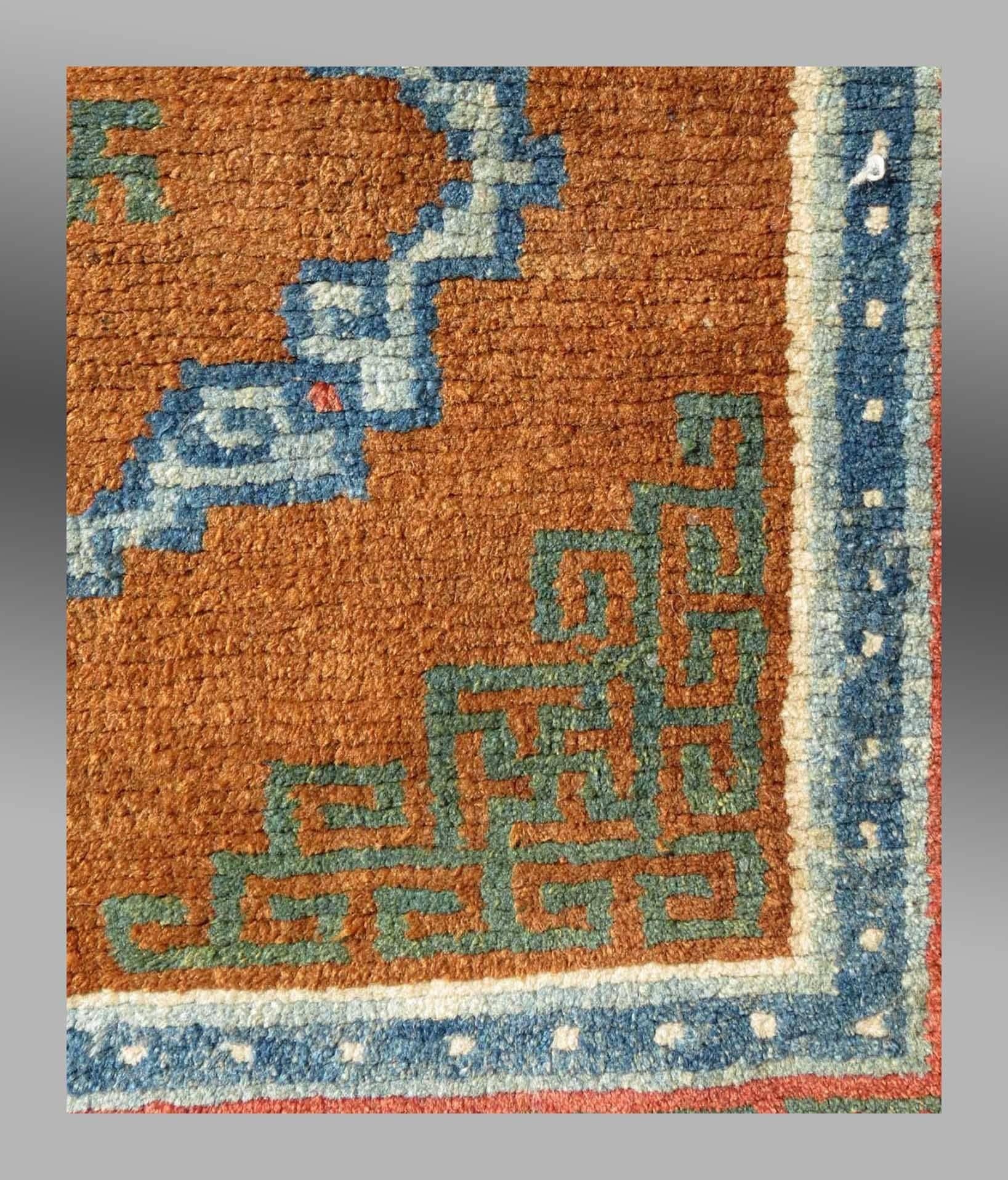 Woven Antique Runner, Central Tibet, Mid-19th Century, Excellent Condition For Sale