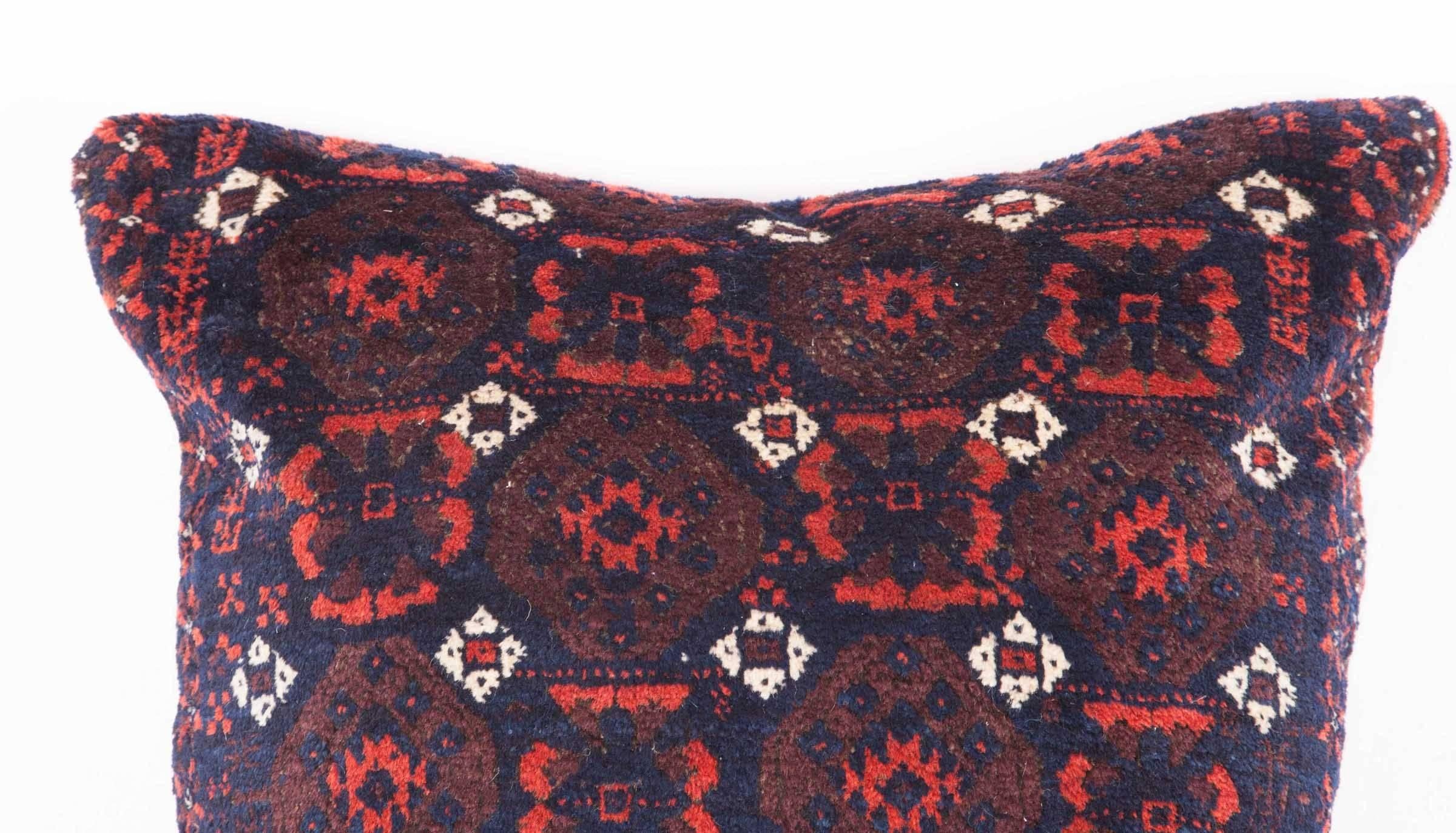 Woven Antique Baluch Pillow, NE Persia For Sale