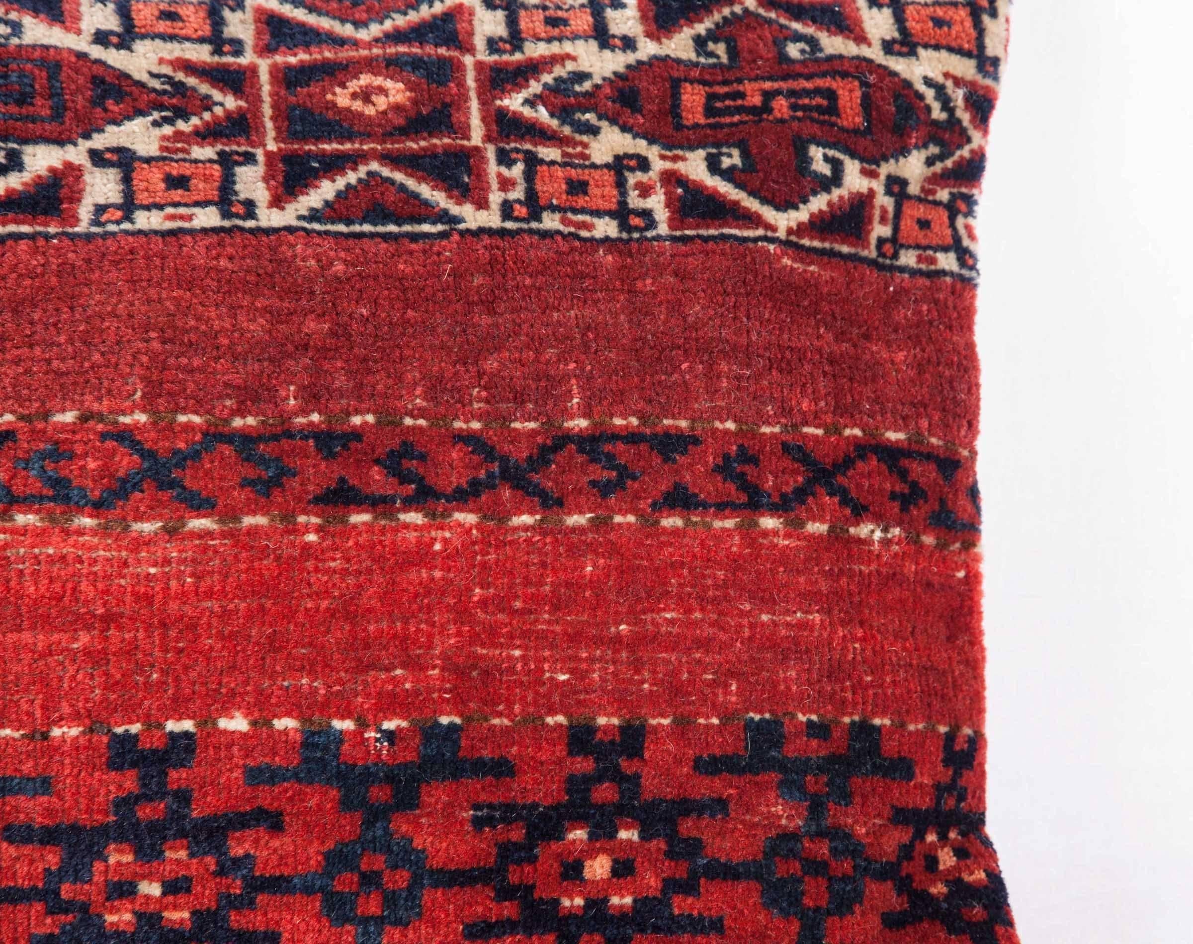 Woven Antique Ersari Turkmen Pillow For Sale