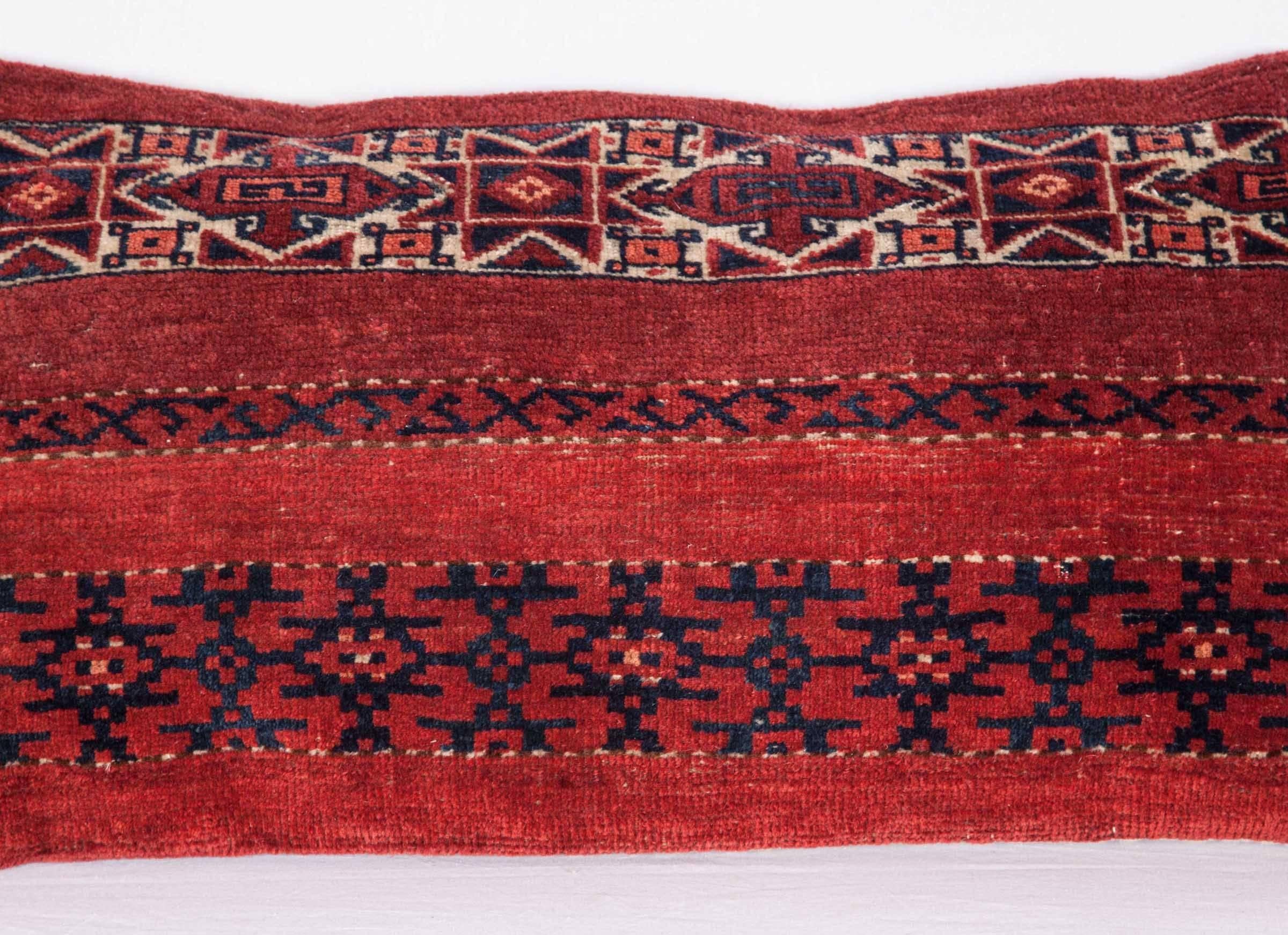 Antique Ersari Turkmen Pillow In Good Condition For Sale In By Appointment Only, CA