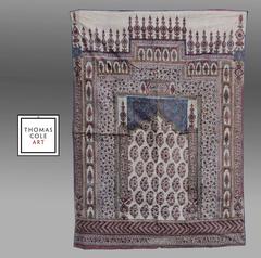 Antique "Kalamkari" Cotton Textile, India
